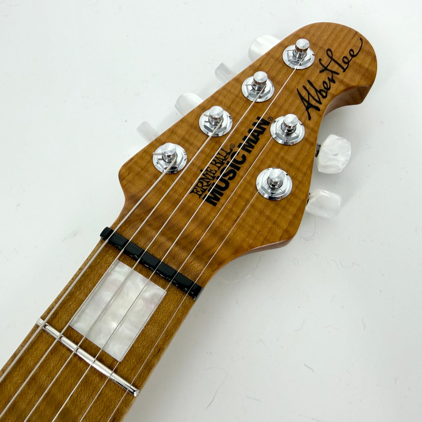 2021 Ernie Ball Music Man BFR Albert Lee - Cherry Punch Sparkle