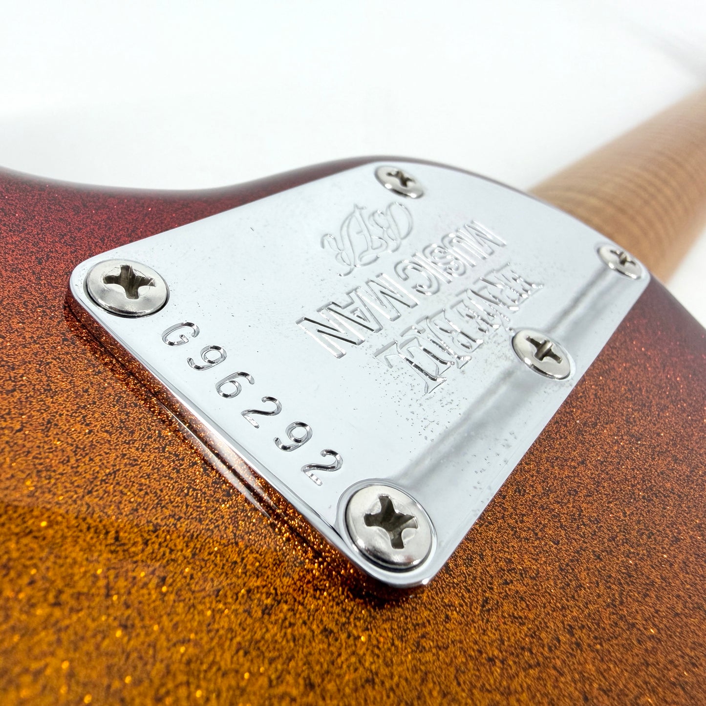 2021 Ernie Ball Music Man BFR Albert Lee - Cherry Punch Sparkle