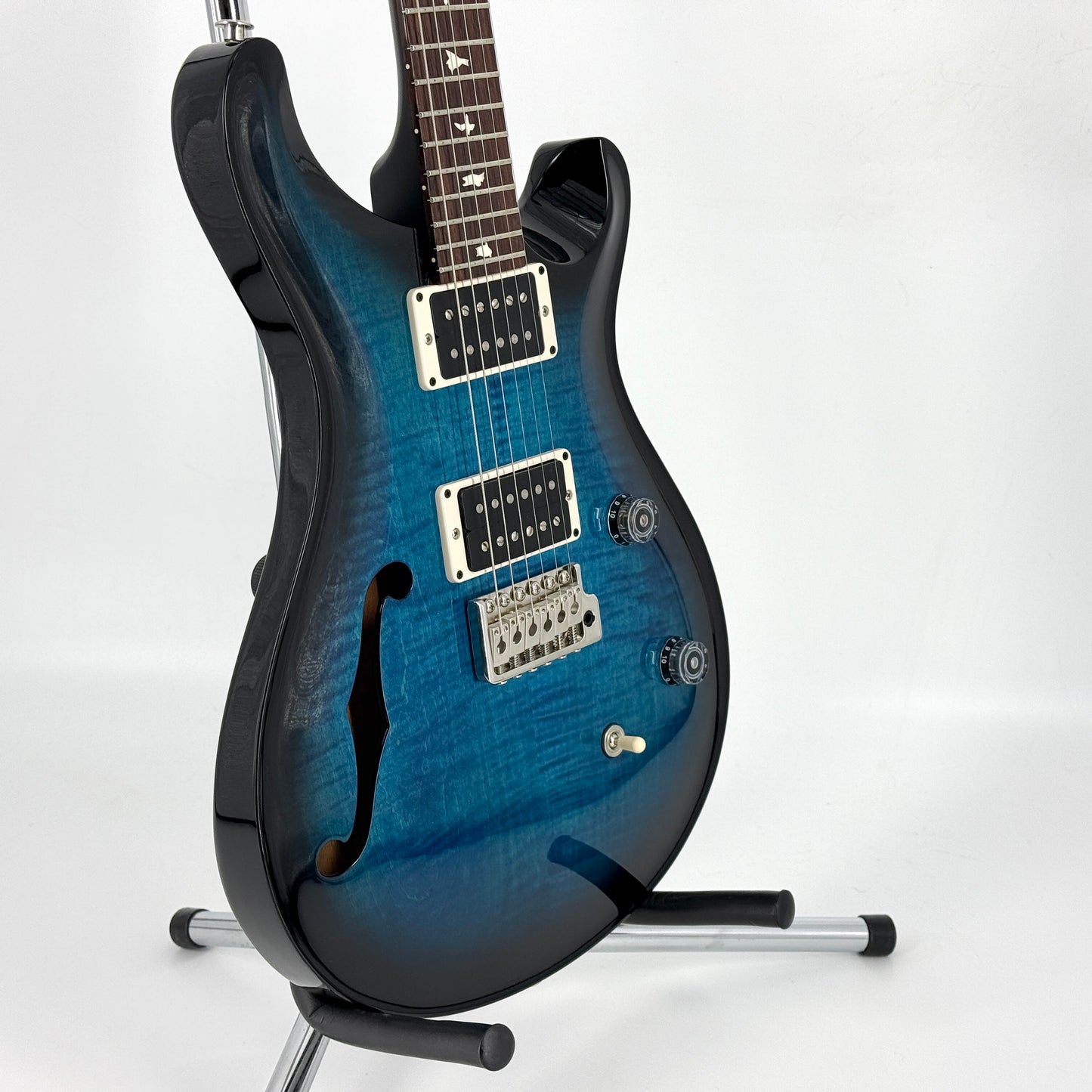 2021 PRS CE24 Semi-Hollow - Blue Matteo