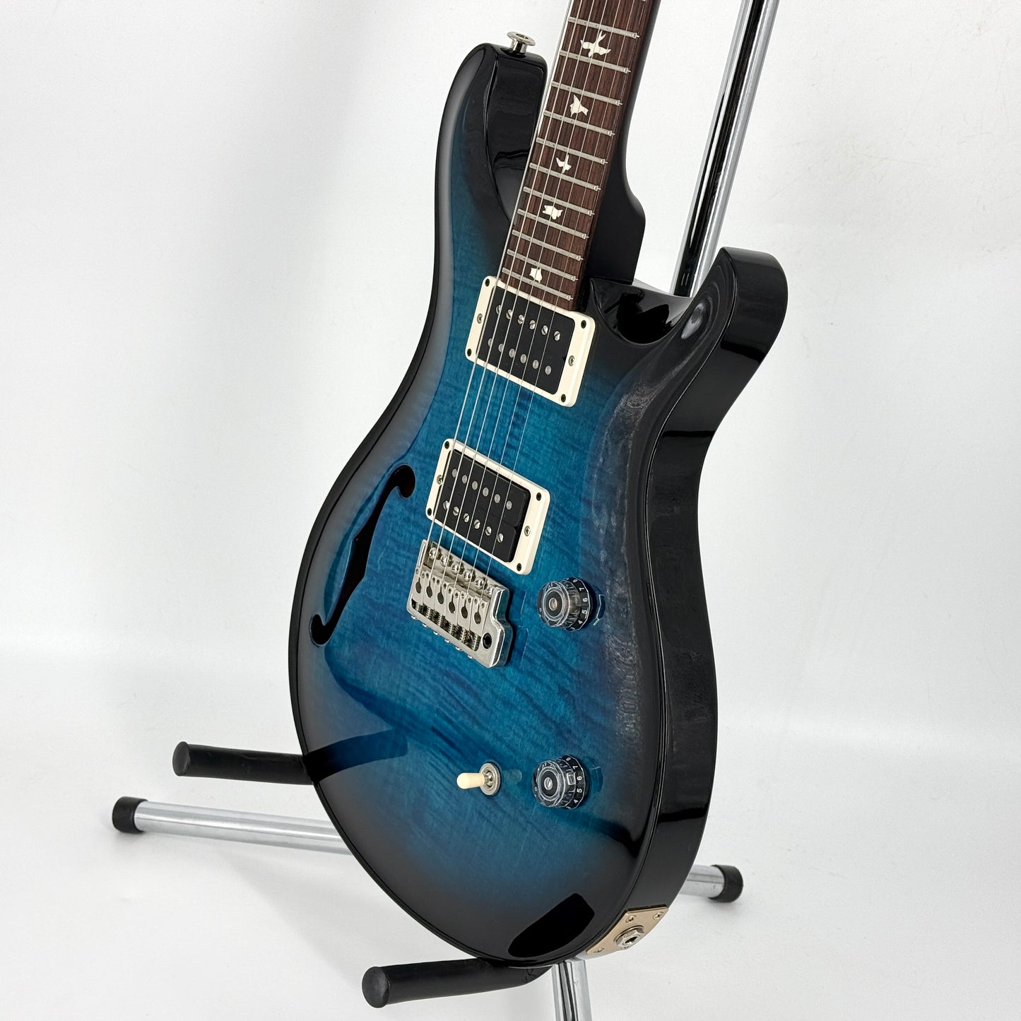 2021 PRS CE24 Semi-Hollow - Blue Matteo