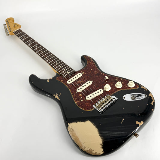 2021 Fender Custom Shop ’61 Stratocaster Heavy Relic - Black over Desert Sand