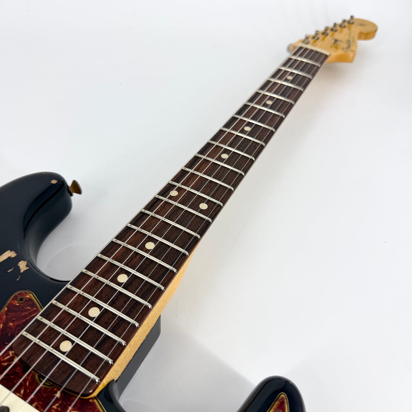 2021 Fender Custom Shop ’61 Stratocaster Heavy Relic - Black over Desert Sand