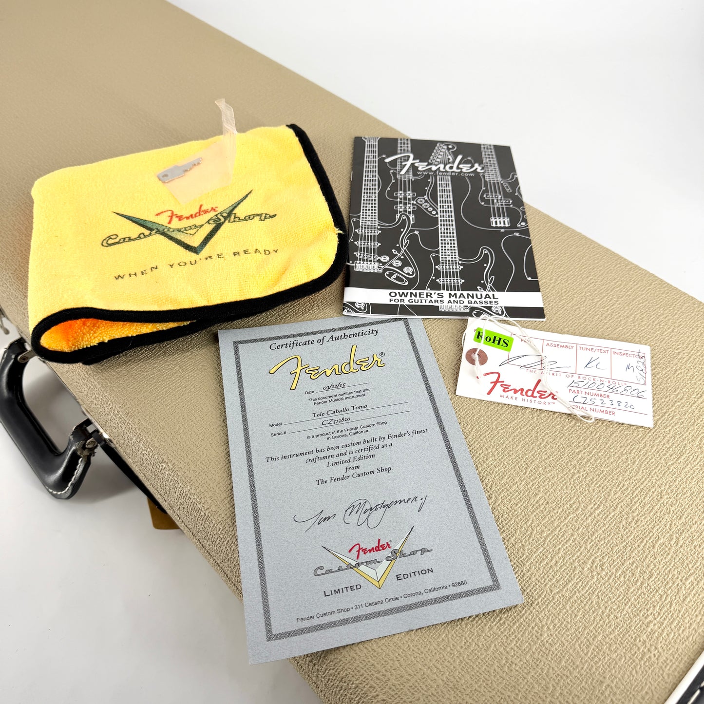 2015 Fender Custom Shop Limited Edition Caballo Tono Telecaster Relic – Black