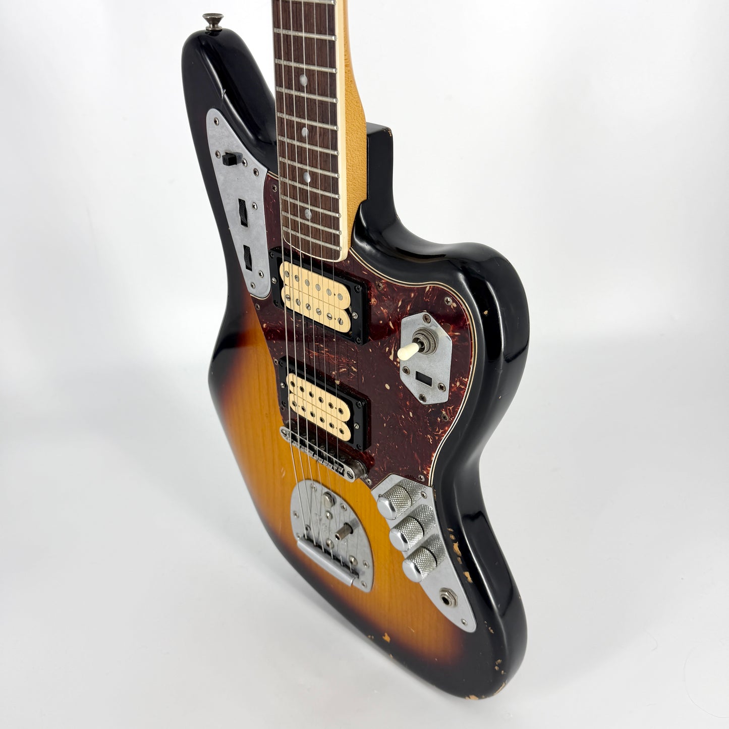 2011 Fender Kurt Cobain Signature Road Worn Jaguar - 3 Colour Sunburst