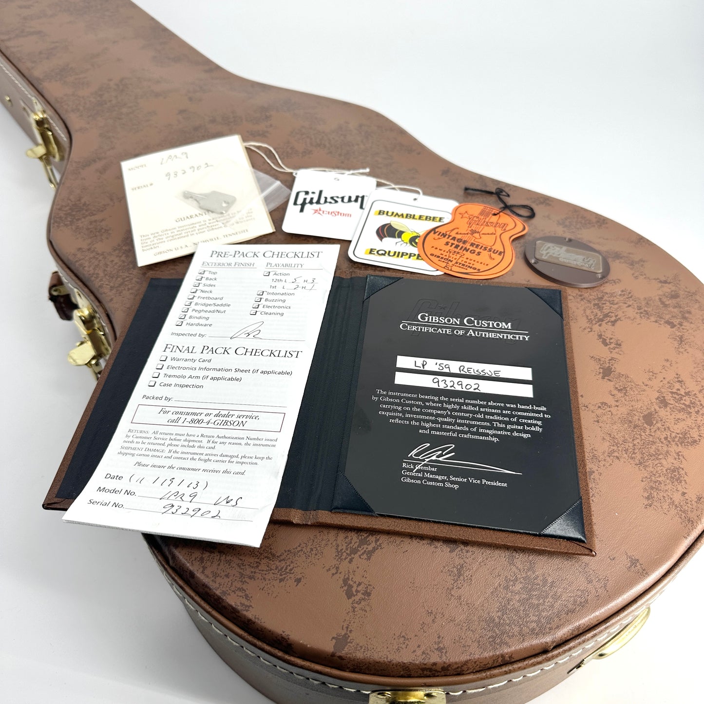 2013 Gibson Custom Shop 1959 Les Paul '59 Reissue - R9 - Lemon Burst