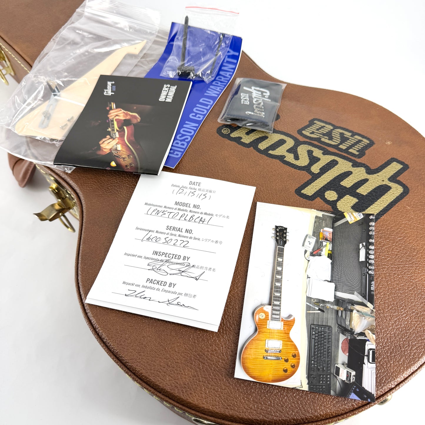 2016 Gibson Les Paul Standard Plus – Light Burst