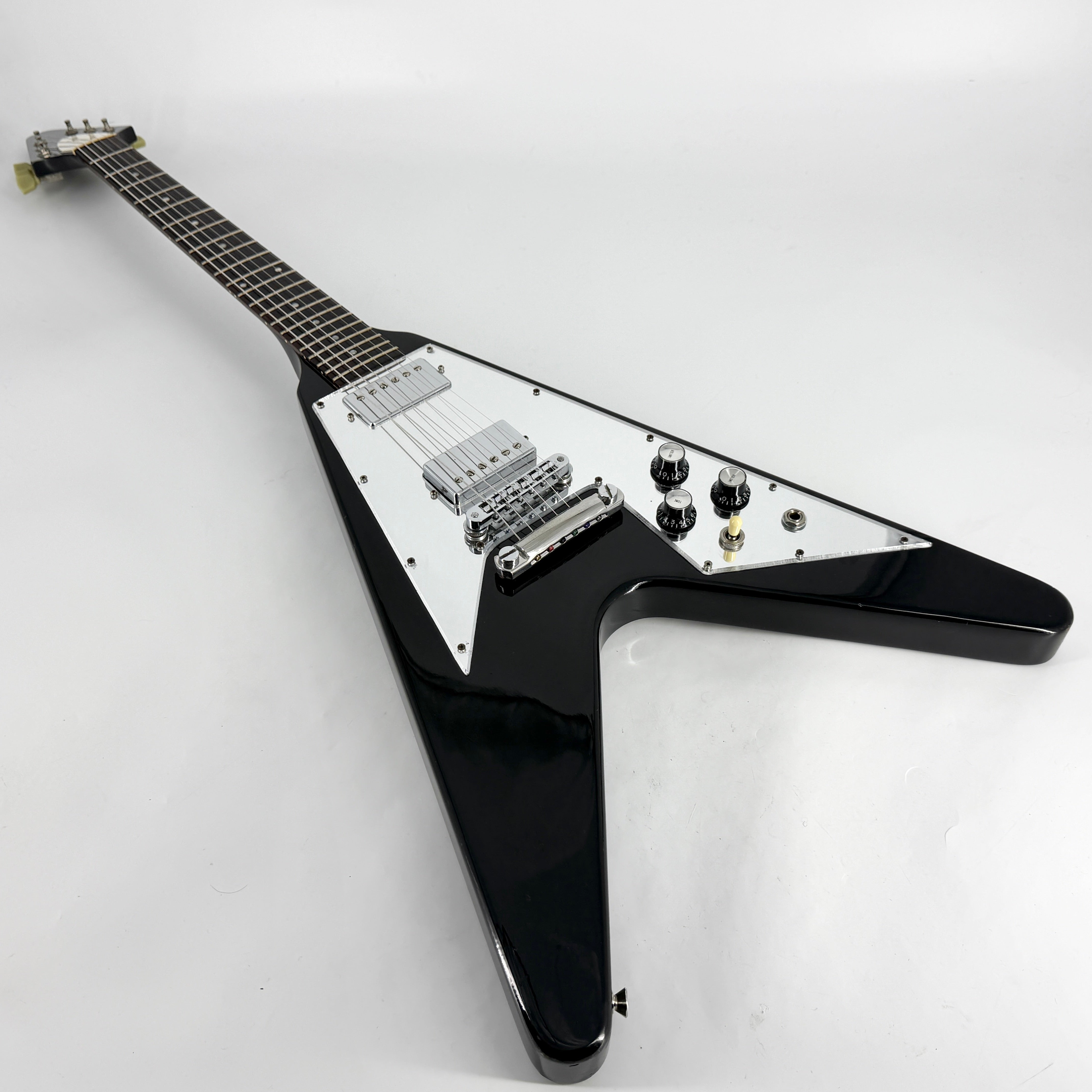 1990 Gibson Flying V '67 Reissue – Ebony – Jordan Guitars