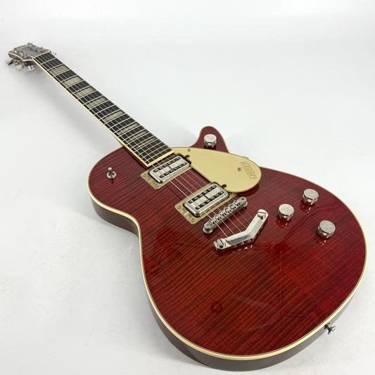 2018 Gretsch G6228FM Players Edition Jet - Dark Cherry Stain