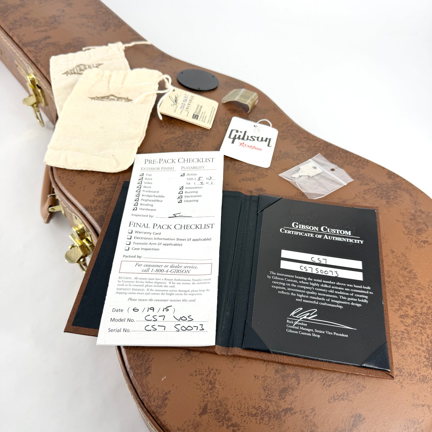 2015 Gibson Custom Shop 1957 Les Paul VOS - Gold Top