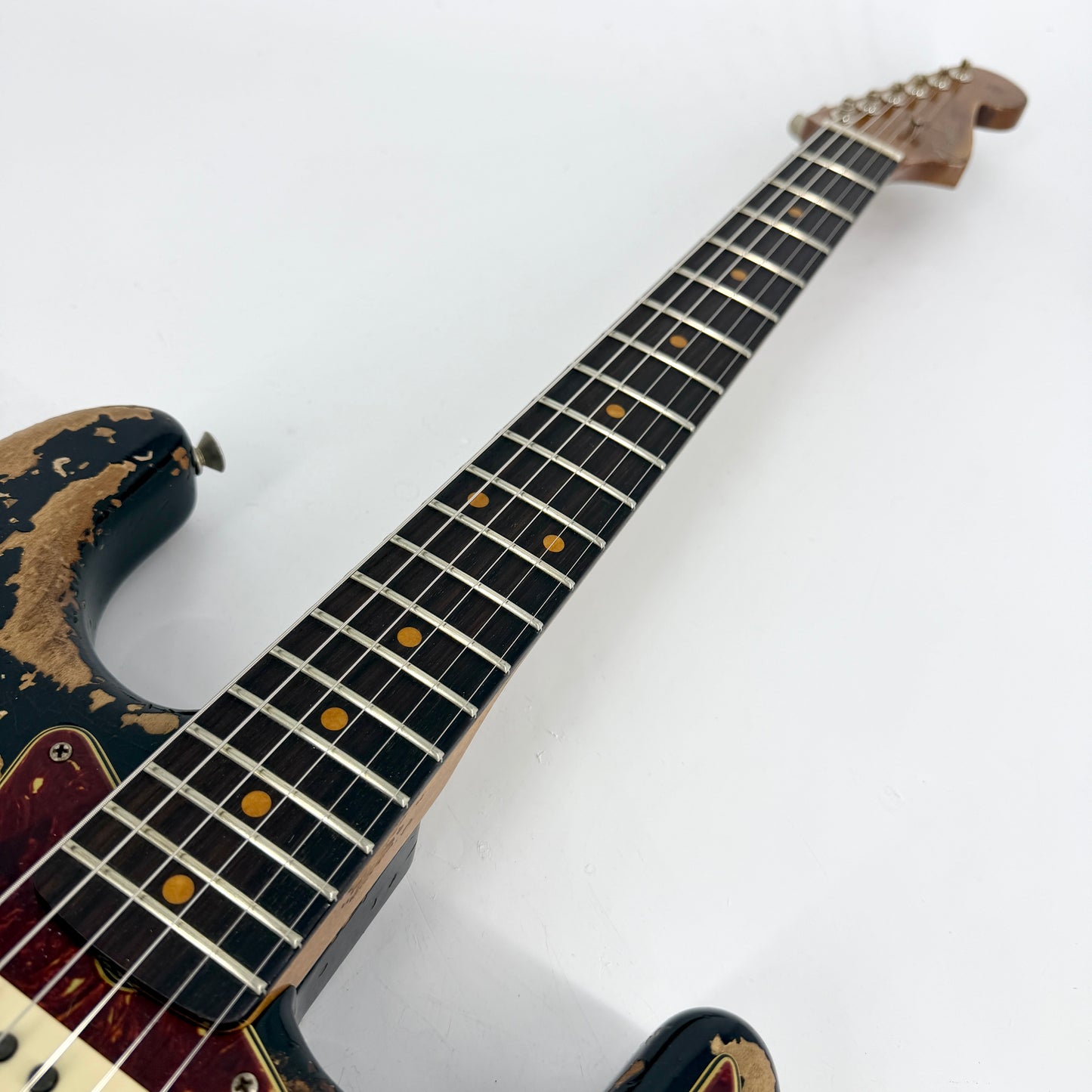 2024 Fender Custom Shop Limited Edition '61 Roasted Super Heavy Relic Stratocaster – Black over Sunburst