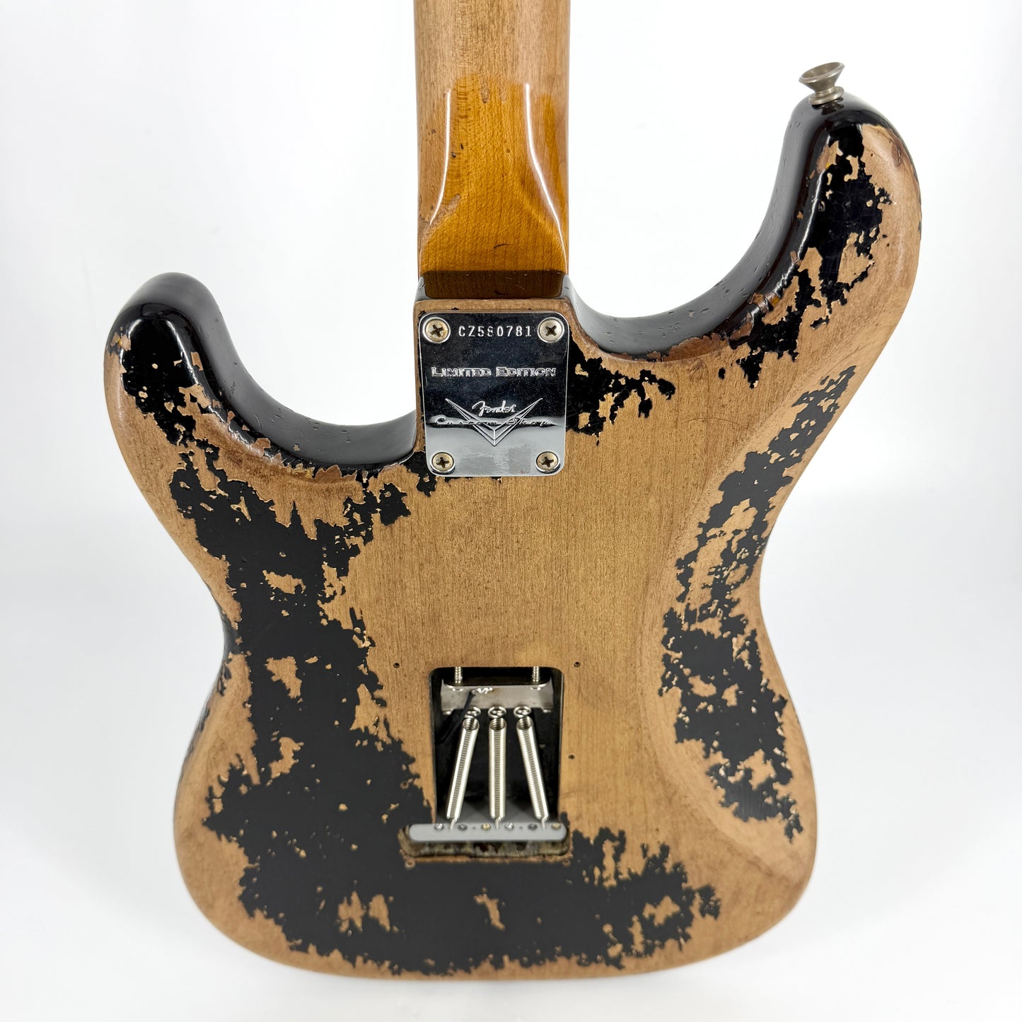 2024 Fender Custom Shop Limited Edition '61 Roasted Super Heavy Relic Stratocaster – Black over Sunburst
