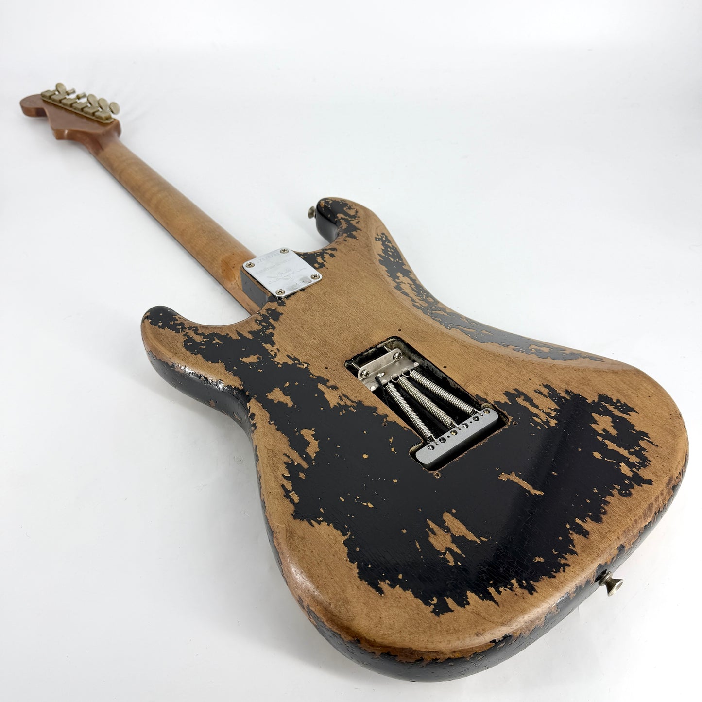 2024 Fender Custom Shop Limited Edition '61 Roasted Super Heavy Relic Stratocaster – Black over Sunburst