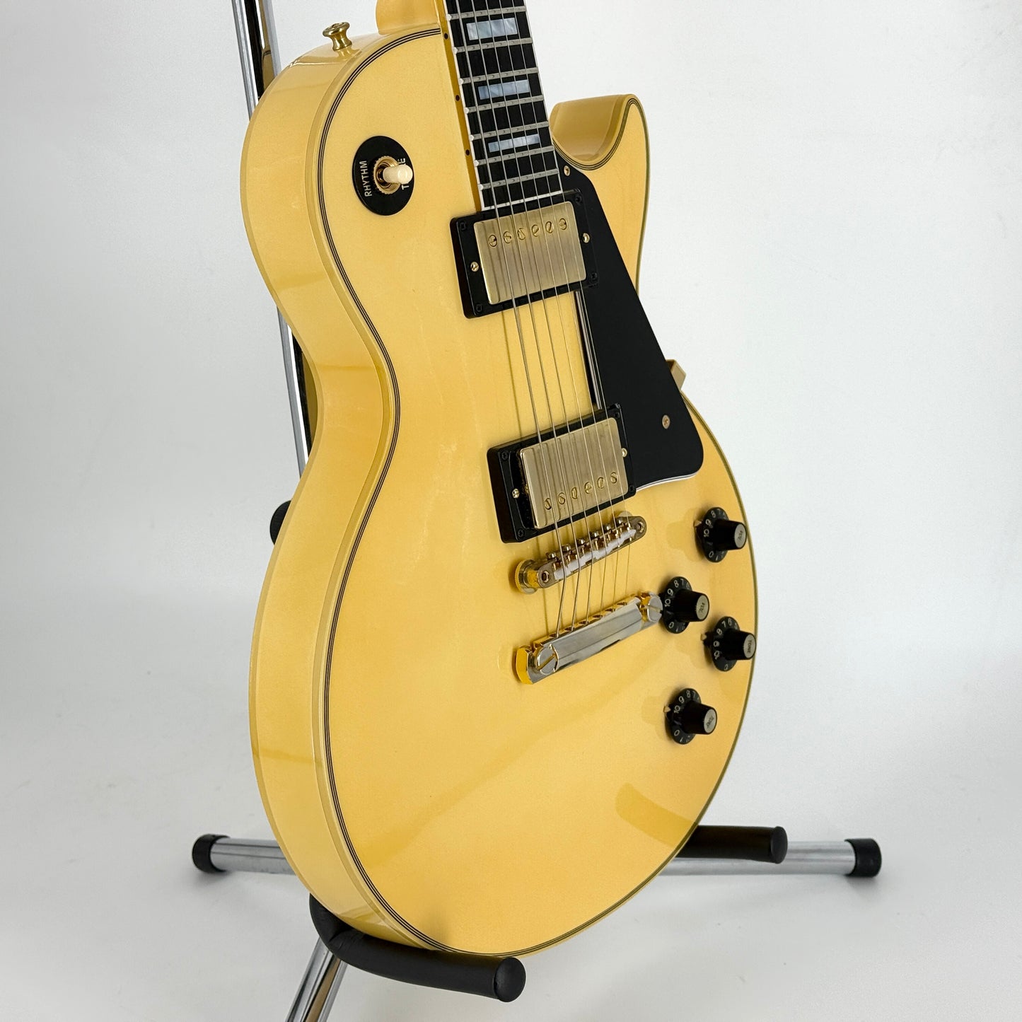 2023 Gibson Custom Shop M2M 1968 Les Paul Custom – Heavy Antique White