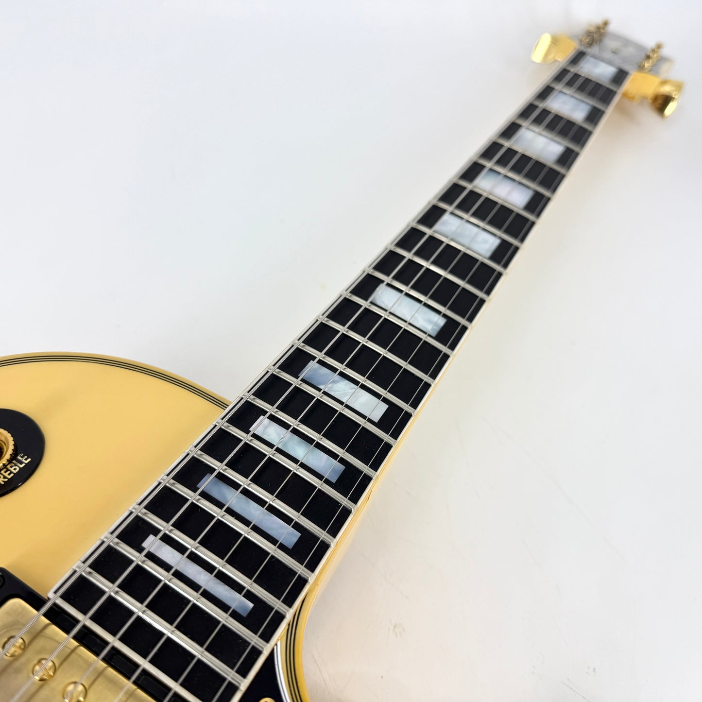 2023 Gibson Custom Shop M2M 1968 Les Paul Custom – Heavy Antique White