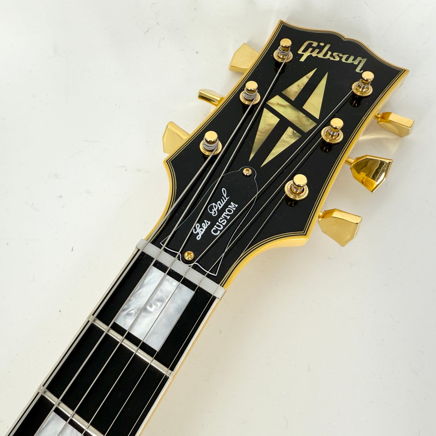 2023 Gibson Custom Shop M2M 1968 Les Paul Custom – Heavy Antique White