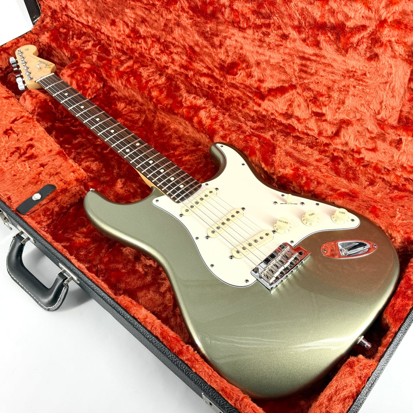 2012 Fender American Standard Stratocaster – Jade Pearl Metallic