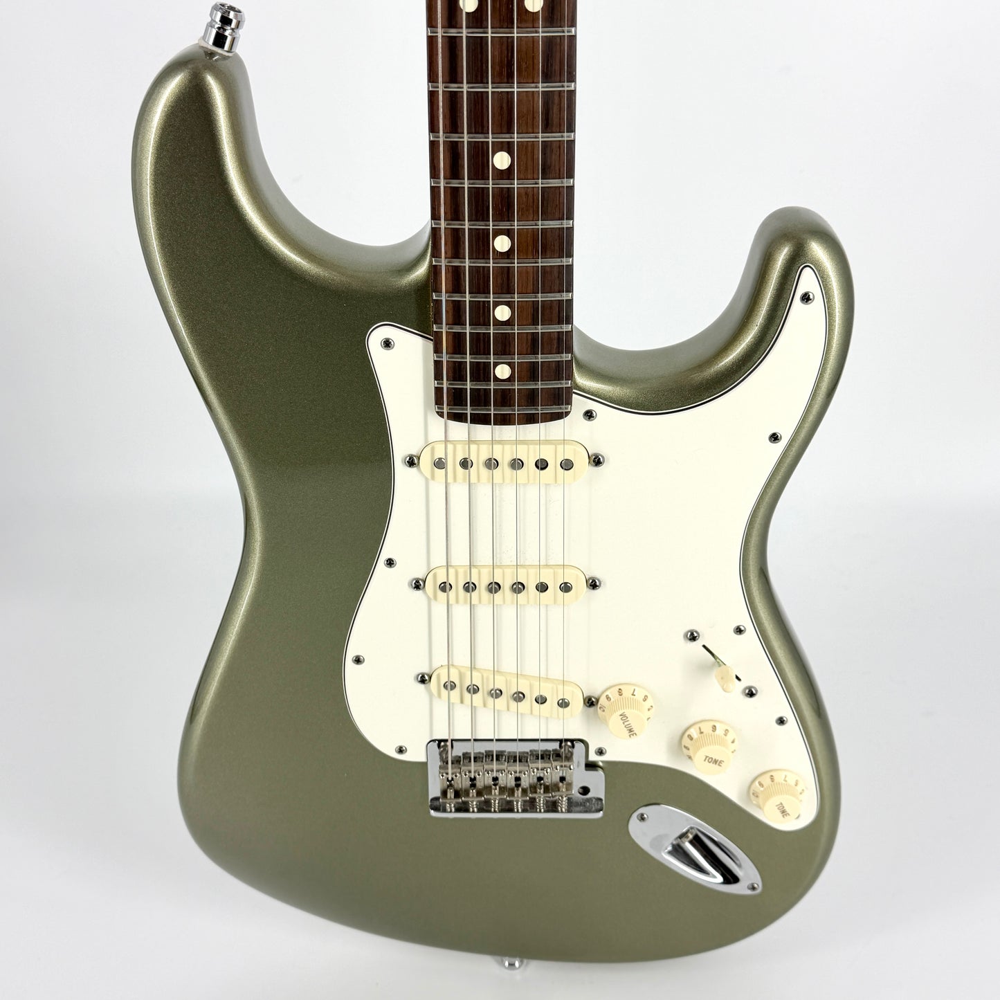 2012 Fender American Standard Stratocaster – Jade Pearl Metallic