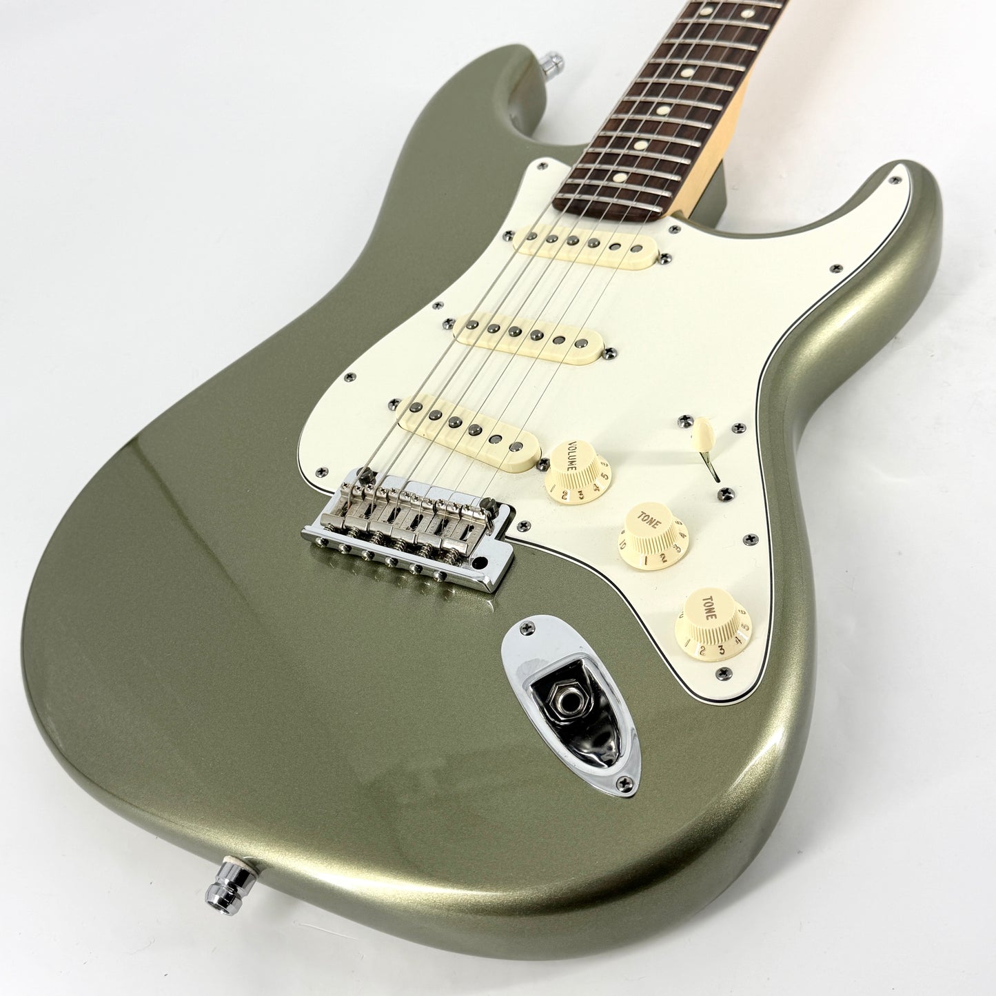 2012 Fender American Standard Stratocaster – Jade Pearl Metallic
