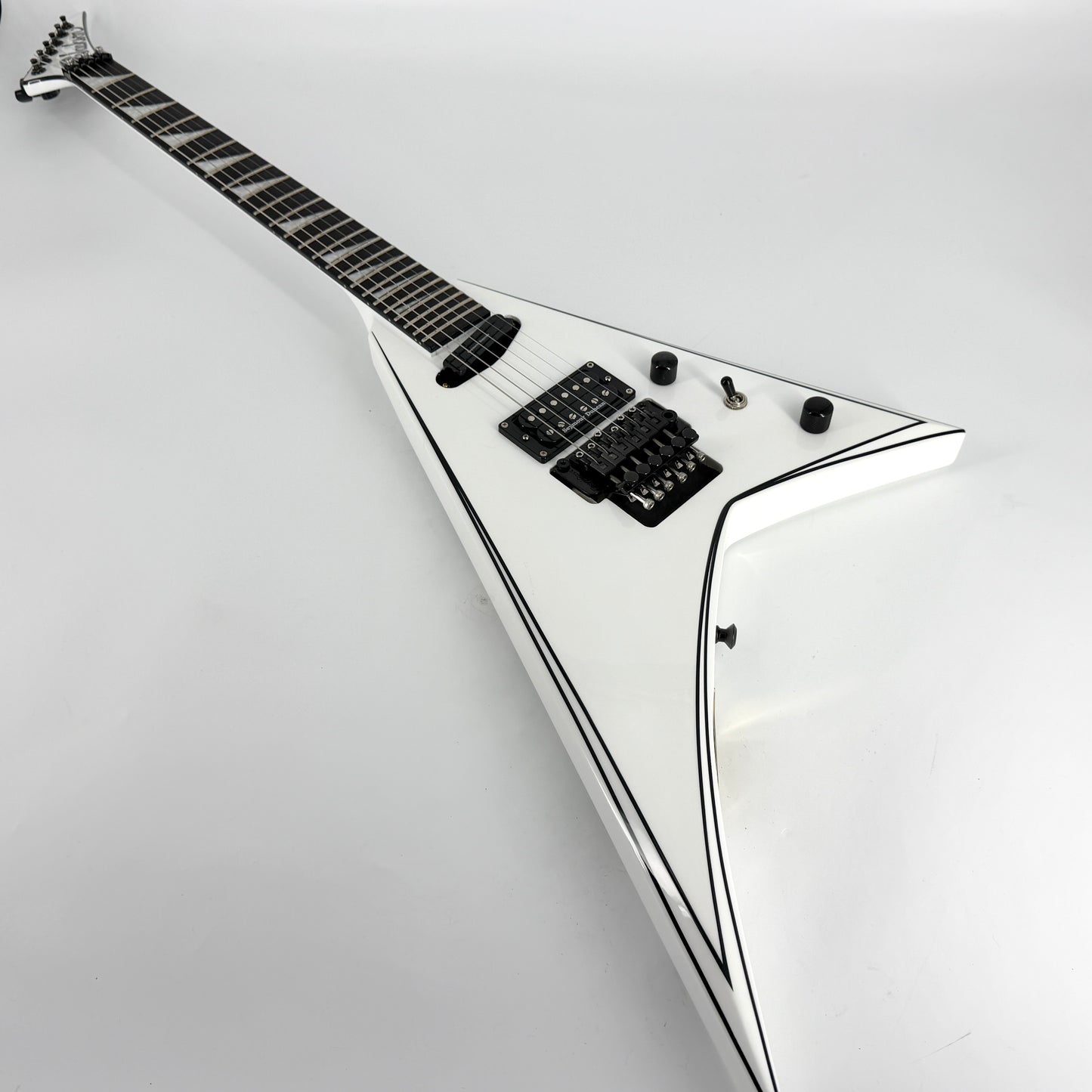 2022 Jackson Concept Series Randy Rhoads RR24 HS - White & Black Pinstripe