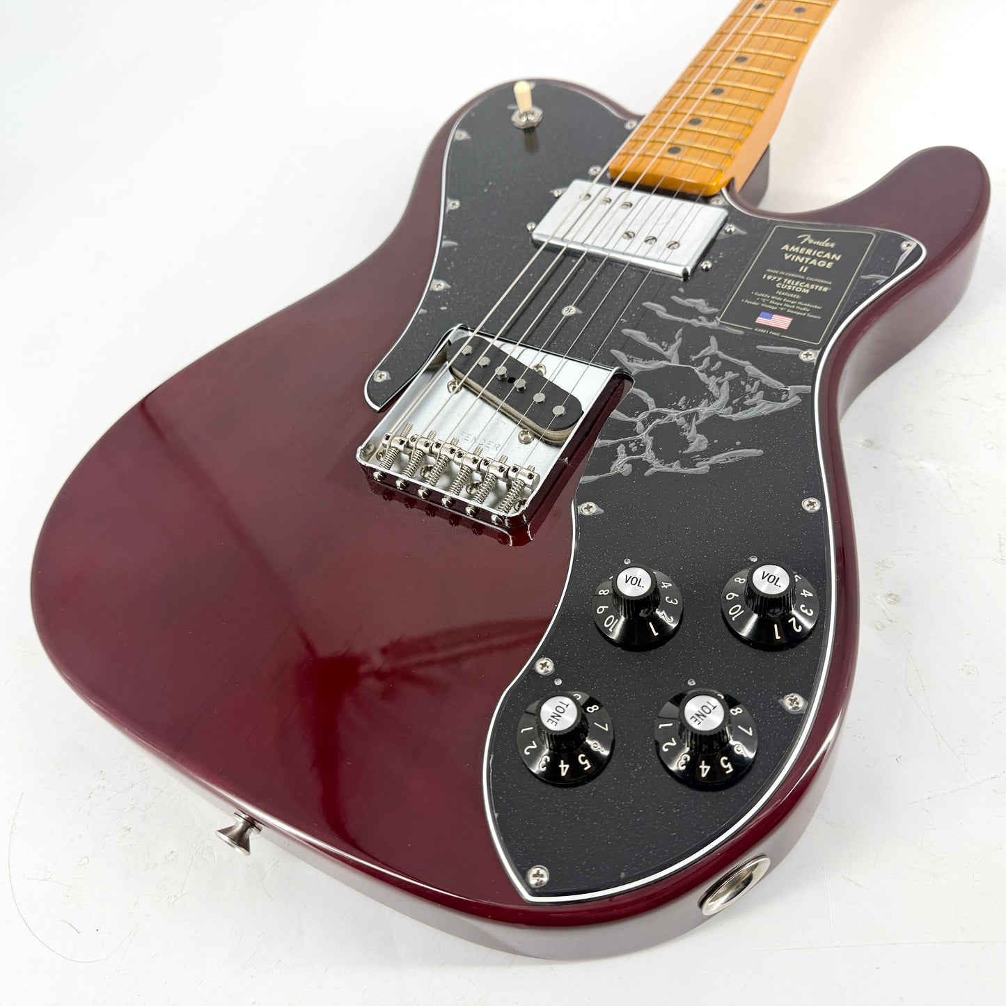 2022 Fender American Vintage II '77 Telecaster Custom - Wine