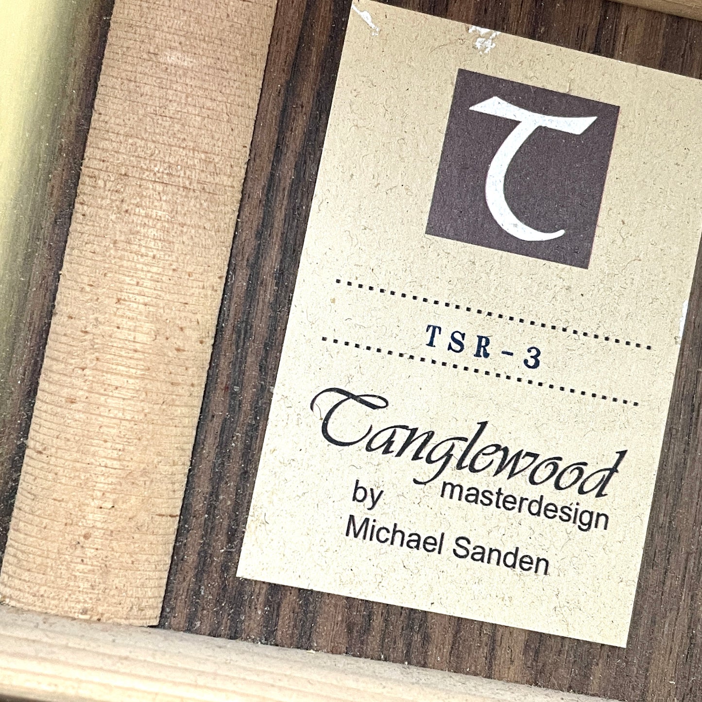 Tanglewood TSR3 Michael Sanden Master Design - Electro Acoustic - Natural
