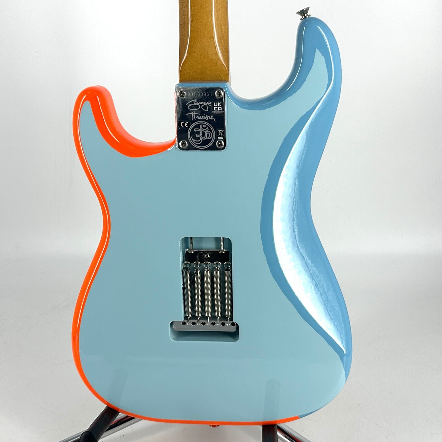 2022 Fender Artist Series George Harrison Rocky Stratocaster - Sonic Blue / Custom Art