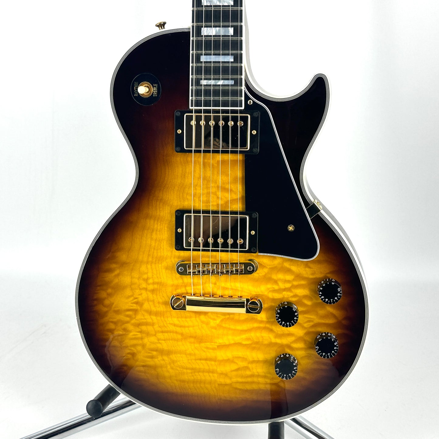 2018 Gibson Les Paul Custom Quilt - Tobacco Sunburst