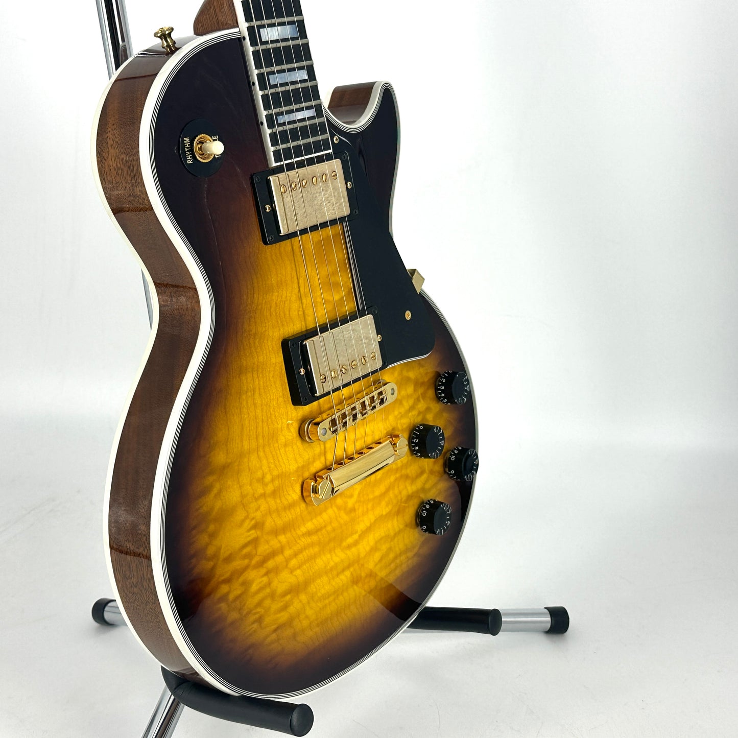 2018 Gibson Les Paul Custom Quilt - Tobacco Sunburst