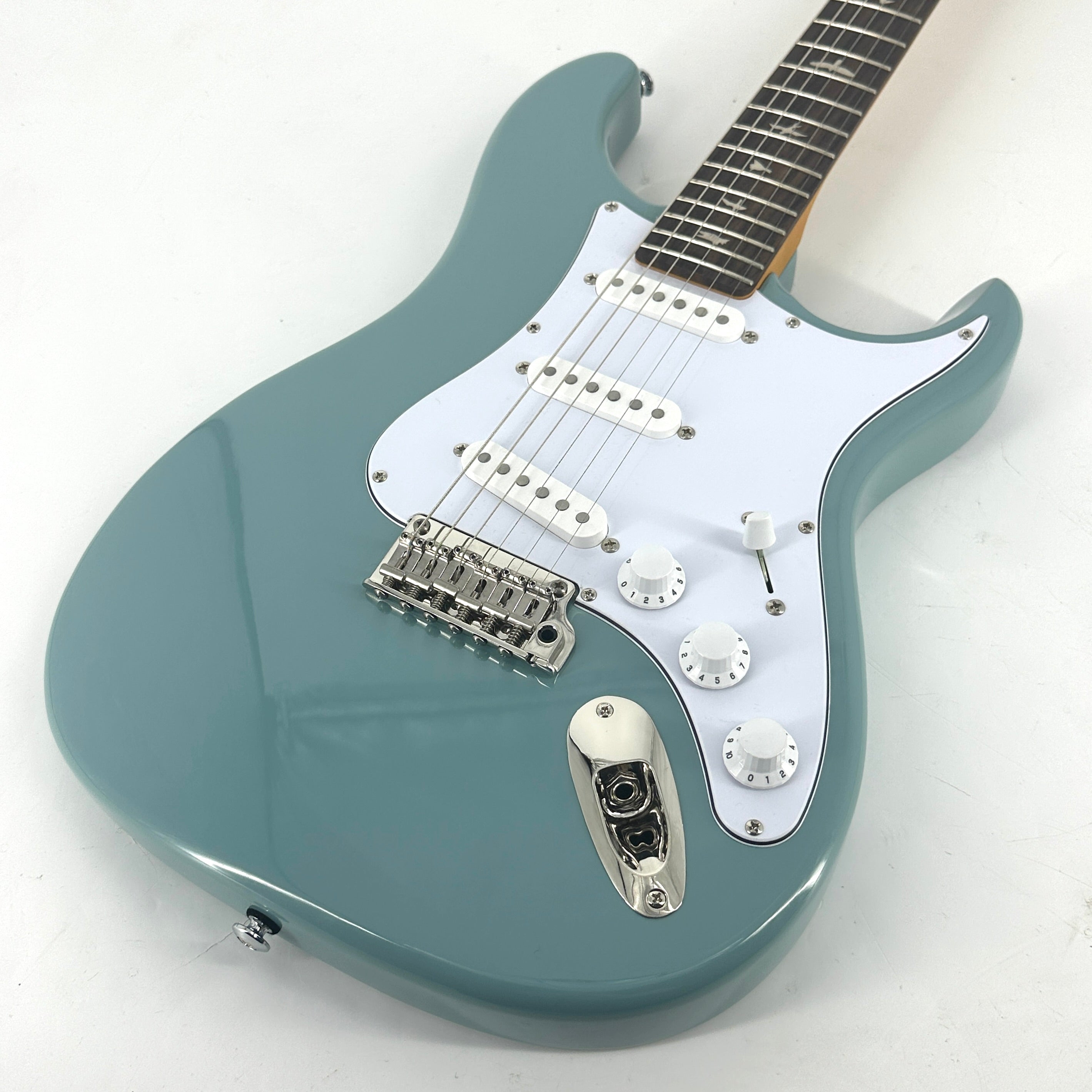 2021 PRS SE Silver Sky - John Mayer Signature – Stone Blue