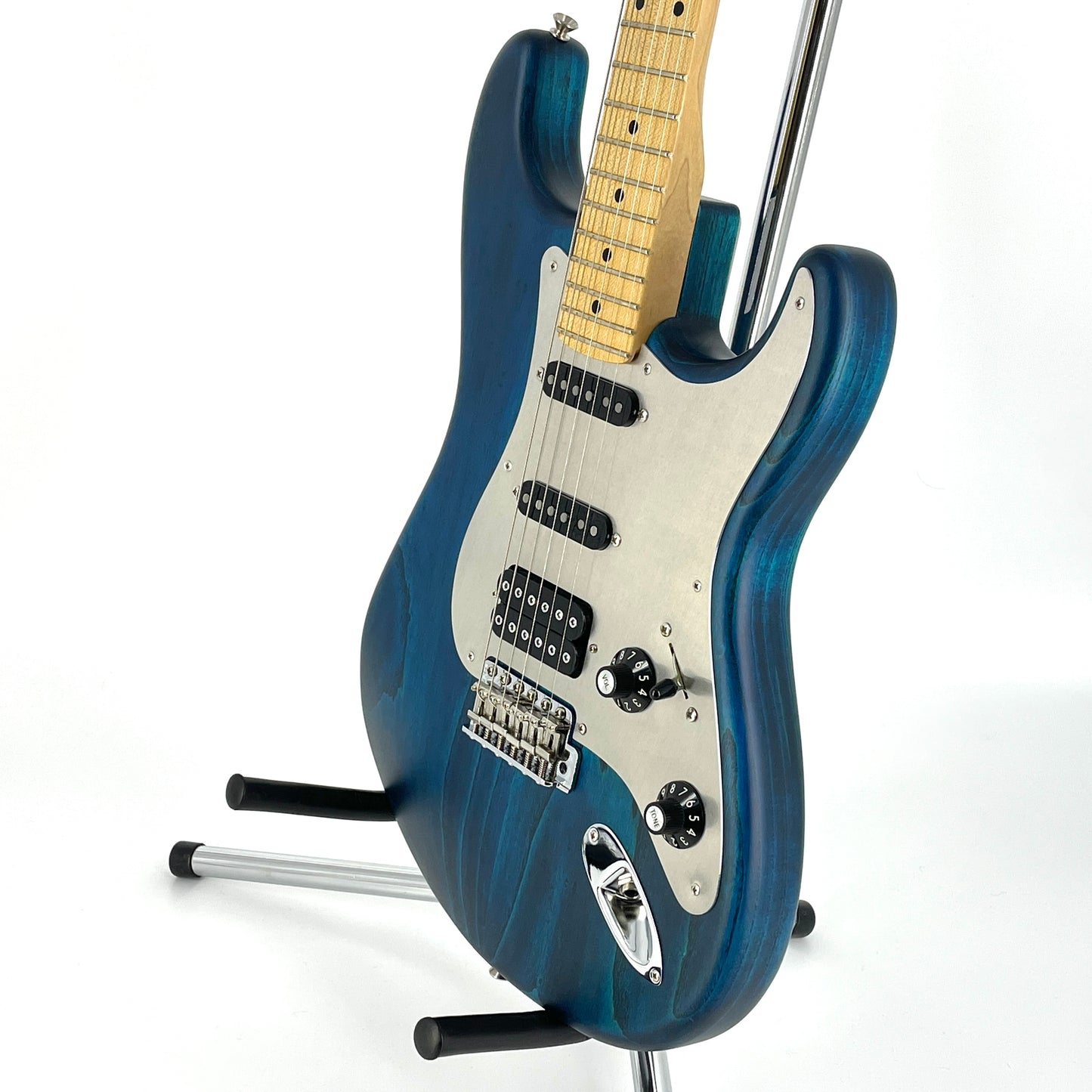 2015 Fender Custom Shop Jason Smith Masterbuilt 1960 HSS Stratocaster NOS - Translucent Turquoise & Black Grain