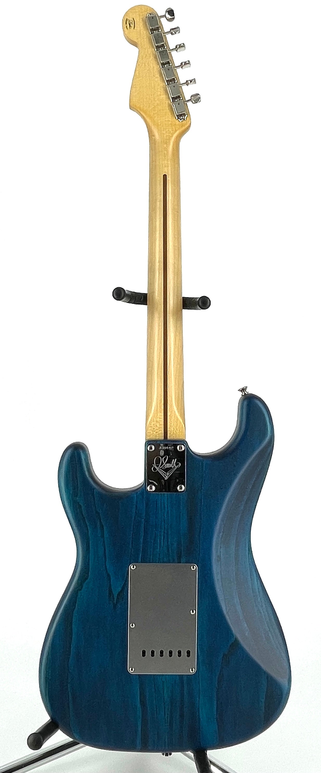 2015 Fender Custom Shop Jason Smith Masterbuilt 1960 HSS Stratocaster NOS - Translucent Turquoise & Black Grain